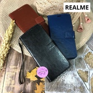 LEATHER FLIP WALLET CASE FOR REALME NOTE 60 C63 C67 C55 C53 C35 C33 C31 C30 C12 C15 C25 C21Y C25Y C2