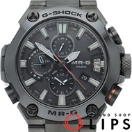 卡西歐G-SHOCK MR-G 黑色 GPS 混合電波太陽能手錶G-SHOCK MRG-G2000CB-1AJR，含錶盒和保固卡，鈦金屬男士手錶，黑色，成色極佳 [二手]