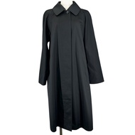 狀況極佳 ▲ BURBERRY BURBERRY LONDON 100% 棉質風衣，Nova 格紋領顏色，黑色，11 碼，日本製造，正品，女款。