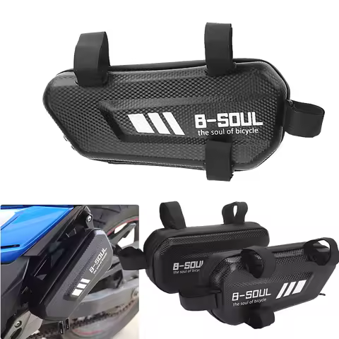 B-SOUL Electric Bike Hanging Bag Motorcycle Side Bags Waterproof Moto Engine Pack Hard Shell Bags Mo