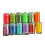 10gram jar - Multicolored decorative glitter powder - DIY decorative glitter - Decorative fine glitt