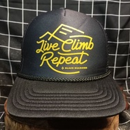 Outdoor Hat-Black Diamond-Black Gray-Adult Size 56-59cm Adjustable Strap Set