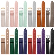 Suitable for COACH COACH Genuine Leather Watch Strap Tissot Soft Waterproof Cowhide Men Women Watch 