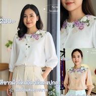 Chest 36-54 Inches Italian Silk Floral Shirt