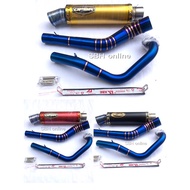 EXHAUST PIPE RACING OPBR (BL01) ##RACING PIPE OPBR ##EXHAUST PIPE (TITANIUM)OPBR -Y15ZR (32MM/35MM) 