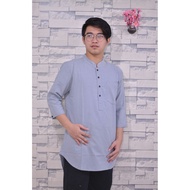 GW PROMO KOKO QURTA PAKISTAN Terbaru 2022 / COD / ( 9 Warna LXLXXL ) / Baju Muslim Koko Pria Dewasa Lengan Panjang Kekinian / Koko Kurta Pakistan Jumbo Kekinian / [Coklat Navy Biru Hitam Putih Coksu Tosca Abu Marun ]