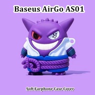 【Fast Shipment】 For Baseus AirGo AS01 Case Cool Cartoon styling Soft Silicone Earphone Case Casing N