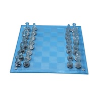 🚓Supply20*20cm Frosted Glass Chess(glass chess set)Glass Crystal Chess