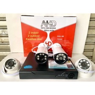 Cctv package 4 cameras 2 indoor 2 outdoor 3mp hdd500GB