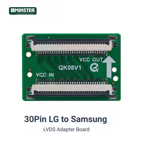 30Pin to 30Pin LVDS Adapter Converter Board Card Plate For LG HD to Samsung HD LCD LED TV Screen Dis