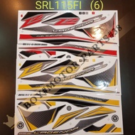 YAMAHA LAGENDA 115 SRL 115 FI  SRL115ZR ( 6 ) BODY STICKER ( READY STOCK )