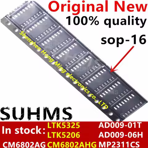 (10piece)100% New LTK5206 LTK5325 CM6802AG CM6802AHG AD009-01T AD009-06H MP2311CS sop-16 Chipset