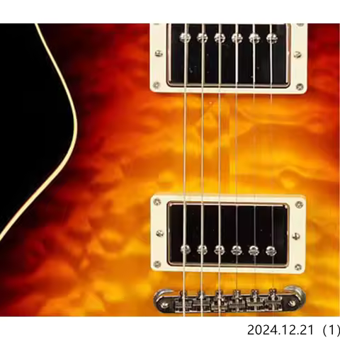 Standard|Quilt Top|Bourbon Burst|Bone Nut|TOM Bridge-Electric Guitar
