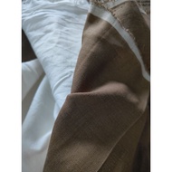 (New 05/2026)160gsm Thick Linen in Olive Brown