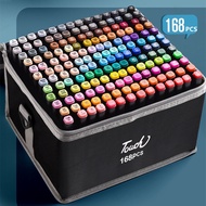 120/168 Color Alcohol Marker Art Marker Stackable colors marker Set Color brush Pen Set Marker Pen