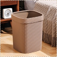 【Large Capacity】Home Trash Bin Bedroom Living Room Kitchen Trash Bin/Bathroom Waste Bin/Household Bi