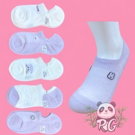 UNGU MATA RG55 Cute Women's Hidden Socks / Women's Hidden Socks Below the Ankle Short Purple