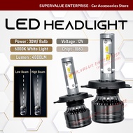 A7 Car LED Headlight bulb Headlamp 12V 6000K Led Bulb H1 H7 H11 9012 H4 Focus Beam Headlights