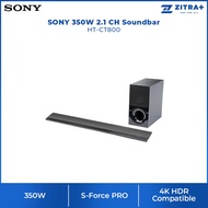 SONY 350W 2.1 CH Soundbar Black HT-CT800 | 1080P | Bluetooth | HDMI | Dolby Digital | Voice Mode | Chromecast Built-In