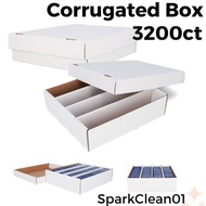 🇸🇬 (1pc) 3200ct Corrugated Cardboard Storage Box TCG Pokemon One Piece MTG BCW