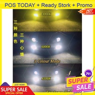 Fog lamp light 3000k 4300k 6000k 8000k 3 three Colour Led headlight H1 H3 H4 H7 H8 H11 H16 HB3 9005 