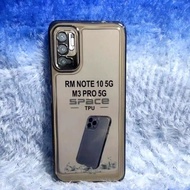 REDMI NOT 10 5G BLACK CLEAR CASE Silicone Space TPU