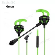 E-Sport Game in-ear Wired Headphone Line Control Gaming Headset With HD Pluggable Microphone 3D Ster