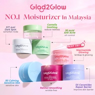 Glad2Glow Moisturizer Niacinamide Brightening / Retinol / Repair / Centella Acne / 377 Dark Spot Glo