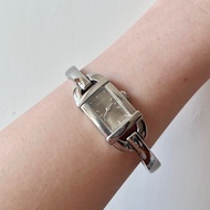 Vintage Gucci Bangle Watch Shiny Grey Dial 手錶 女款 gucci中古 中古錶