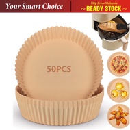 50PCS Air Fryer Paper Air Fryer Disposable Paper Liner Baking Paper Air Fryer Oilproof Parchment Pap