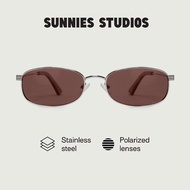 Sunnies Studios Billie (Rectangle Polarized Sunglasses Shades for Men and Women)