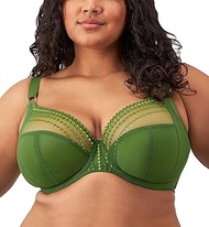 Women's Plus Size Matilda Underwire Plunge Bra Haute Red, Jungle, 34H