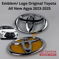 Original Toyota Agya Emblem 2023 2024 2025 CHROME