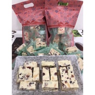 蔓越莓雪花酥Cranberry SnowFlakes Crisps蔓越莓雪花酥饼干手工自制