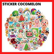 Stiker Cocomelon 50 Keping Kids Sticker Kid Waterproof Art Stickers Pelekat Kanak-kanak Setiker Budak Luggage Basikal