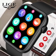 LIGE  Smart Watch Men Women 1.85 inch Bluetooth Call  Waterproof Sports Fitness Health Heart Rate Monitor Smartwatch For Android IOS