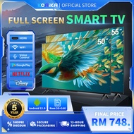 Smart TV 50" 55" KOAIKA TV Pintar Frameless UHD LED TV Android tv Telivision DVB-T2 WiFi HDMI Netfli