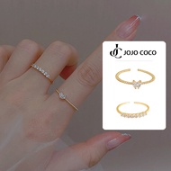 Korean Ins Ring Light Luxury Niche Exquisite Love Index Finger Ring Women's New Fashion All-match CO