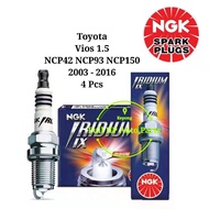NGK Iridium IX Spark Plug for Toyota Vios 1.5 NCP42 NCP93 NCP150 2003 ~ 2016