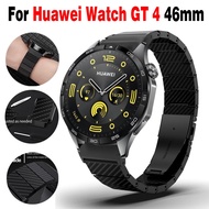 Huawei Watch GT 4 Carbon Fiber Strap For Huawei Watch GT 4 46mm Smart Watch Carbon Fiber Bracelet metal Strap