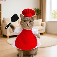 DARNELL Porch Geese Clothes, Washable Adjustable Chef Geese Outfit, Pet Supplies Cartoon Secure Outd