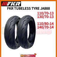 FKR TUBELESS TYRE JA888 BUNGA PIRELLI ROSSO SPORT 110/70-13 130/70-13 110/80-14 140/70-14 TAYAR TUBE