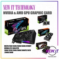 AMD NVIDIA GPU DESKTOP PC GRAPHIC CARD RX 6600 6900xt NVIDIA GTX 1050ti 1650 1660S RTX 2060 3050 3060 3060TI 3070 3070TI 3080 3080TI 3090