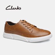 CLARKS_รองเท้าลำลองผู้ชาย OAKLAND RUN 26154057 สีน้ำตาล - PZ1588