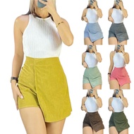 GC High Waist Corduroy Skort Palda/Short for Women | Sexy Trendy Kolduroy Skirt Short for Woman