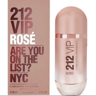 Original Branded perfume 212 VIP Rose For women 100