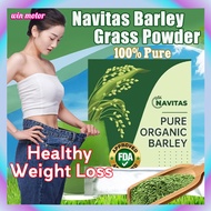 2 Box Navitas Barley Grass Powder 100% Pure and Natural Lose Weight Body Detox Diet Drink Barley Juice Healthy Slimming Beverages Moistening Intestines