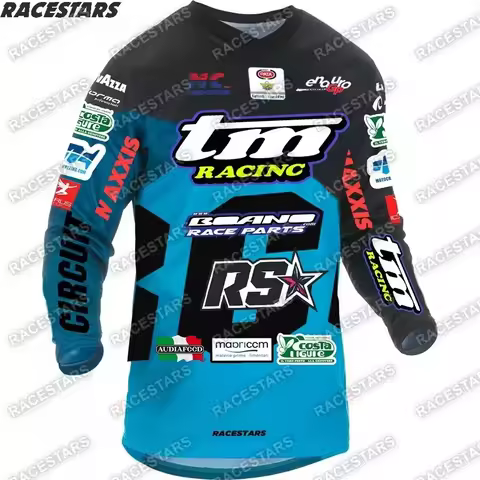 2025 Men's Sunscreen Off Road Motorcycle Sportswear Tm Racing Long Sleeve Off Road Motorcycle Endura