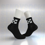 Short Socks BIG X Black Premium Thick Sports Socks - TKB Socks