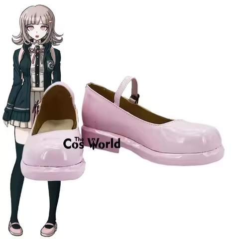Danganronpa Nanami Chiaki Anime Games Customize Cosplay Flat Shoes
